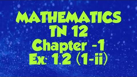 Class: 12 IIT-JEE-ICSE-CBSE-SAMACHEER. Find the rank of the matrix of order 3×2. TN 12 Ex: 1.2(1-ii)