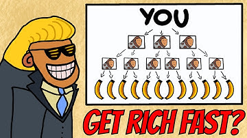How Pyramid Schemes Trick You  (Explained With Bananas)