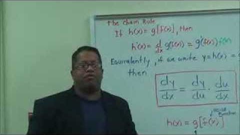 Daniel Fritz Mathematics:The Chain Rule