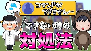 【マイクラ】コマンド初心者必見！上手くできない時の対処法まとめ！【ゆっくり実況/スイッチ対応/マインクラフト/Minecraft/まいくら】