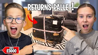 UNBOXING A £3000 CHRISTMAS AMAZON RETURNS PALLET!! *WAS IT WORTH IT?*
