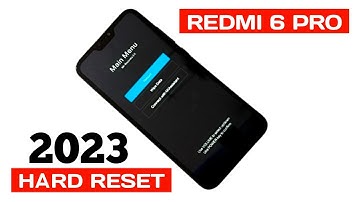 Redmi 6pro hard reset 2023.||@Tadrishtechnic||