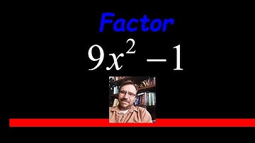 How to Factor DIFFERENCE OF SQUARES - No problem!
