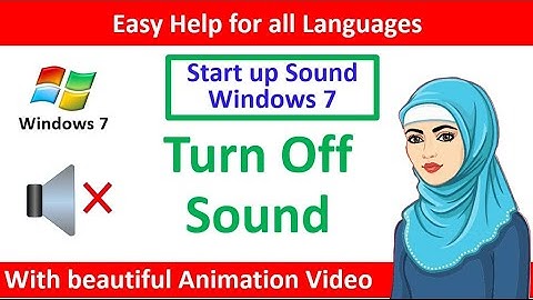 How to Turn Off Start Sound Windows 7 Computer Technology (Master Mind Nation) Windows 7 Tricks