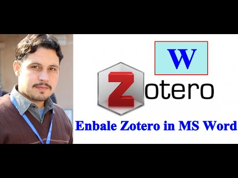 How to add Zotero to MS Word│plug-in