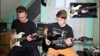 Avenged Sevenfold - This Means War (guitar cover by Edvin Katona - Benjámin Bárkányi)