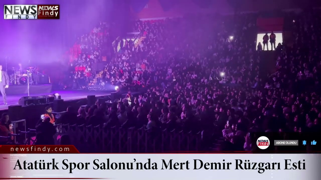 Ankara Atatürk Spor Salonu'nda Sanatçı Mert Demir Rüzgarı Esti! 