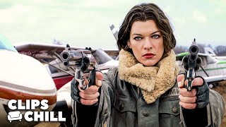The Airplane Graveyard | Resident Evil: Afterlife (Milla Jovovich)