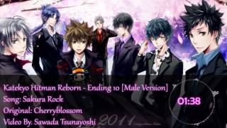 [Lyrics] Katekyo Hitman Reborn Ending 10 - Sakura Rock [Male Version] chords