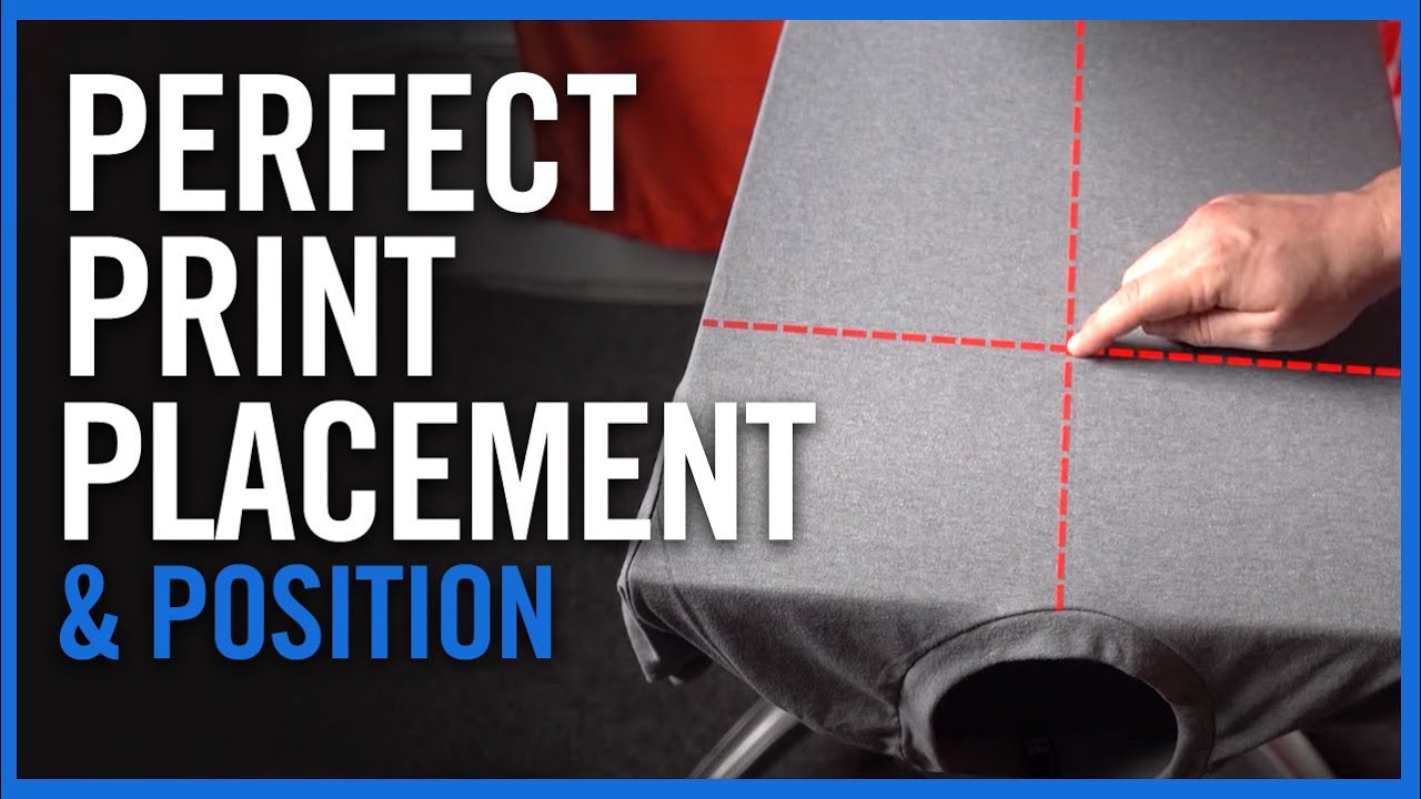 Sizing chart with several common sizes for design images added to t-shirts.  Learn more at TransferExpress.com