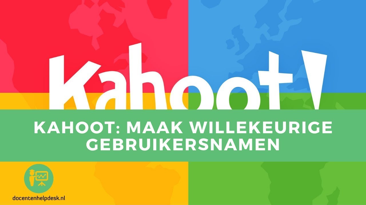 New Kahoot name generator gebruiken