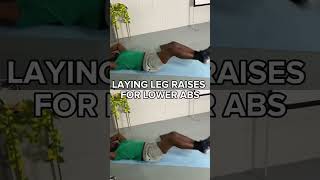 LAYING LEG RAISES FOR LOWER ABS on Fire 🔥