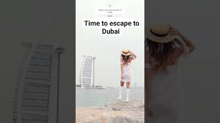 Best places in Dubai to visit on a weekend or stop over in Dubai #dubai #escapetodubai #burjalarab