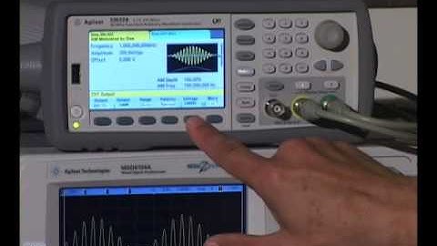 33500 Series Function Generator Front Panel Overview