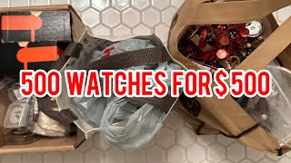 I bought 500 watches from a YouTube subscriber part 1/3