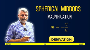 Derivation of Magnification in Spherical Mirrors | Transverse & Longitudinal | Class 12 | JEE | NEET