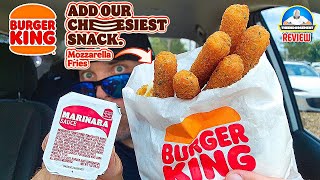 Burger King Mozzarella Fries Review!  | Best Fast Food Side? | theendorsement