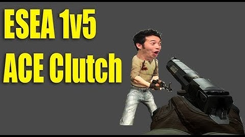 ESEA PUG - 1v5 Ace Clutch (w/ Enemy Reactions)