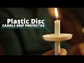 Plastic Disc Drip Protector Candlelight Candle Sets