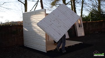 Holkham Garden Studio Installation - Building a 3m x 3m Modular Garden Office Kit