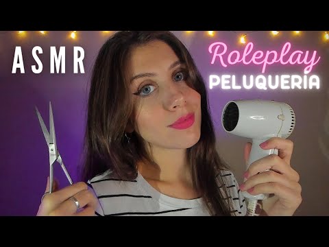 ASMR • Roleplay Peluquería con CORTE de pelo y TRATAMIENTO Capilar • Atención Personal