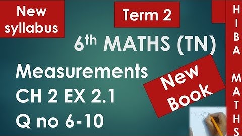 6th maths term 2 chapter 2 exercise 2.1 question 6-10 tn samacheer new syllabus 2020-2021