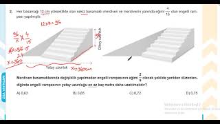 4 ÜNİTE EĞİM SARI A  TEST  1 SORU 2 Resimi