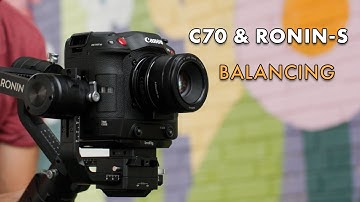 Canon C70 Balancing on DJI Ronin-S with SmallRig C70 Bottom Plate