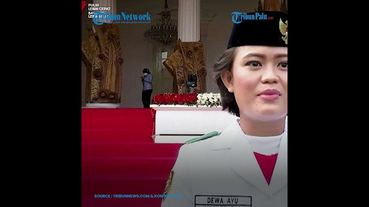 Sosok I Dewa Ayu Firsty, Pembawa Baki Bendera saat Upacara Detik detik Proklamasi Kemerdekaan RI