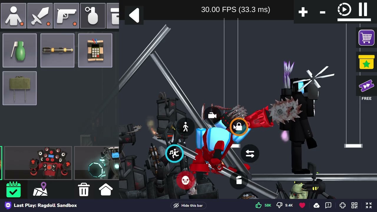 Last Play  Ragdoll Sandbox 🕹️ Play on CrazyGames 和其他 11 個頁面   個人   Microsoft​ Edge 2025 04 02 23 28