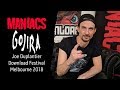 Gojira's Joe Duplantier Talks Relationship With Mastodon at Download Festival Melbourne 2018.