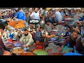 Breakfast street food in Marko bazaar Afghanistan | Subha ka nashta | Channa chat | Rush Food street