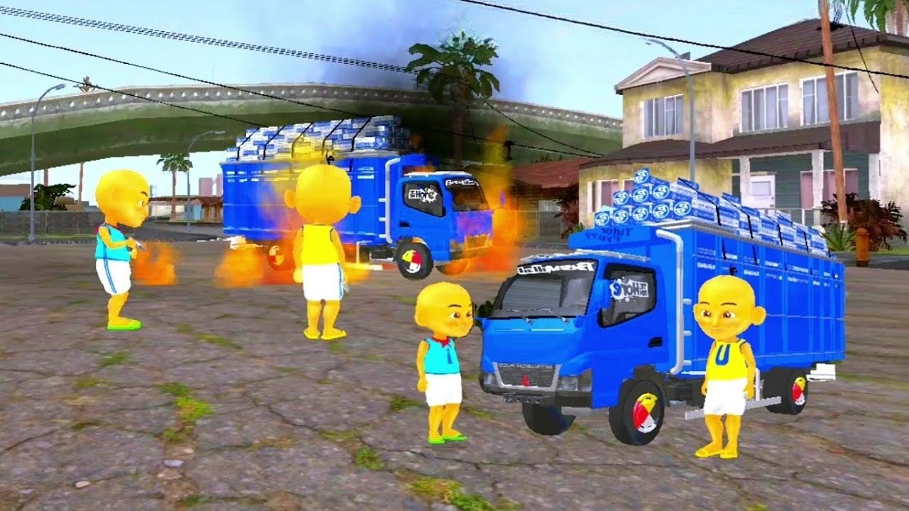 Truk Oleng Upin dan Ipin Terbak4r 😯🤣 ELTIVISION