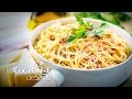 Espagueti Carbonara Pasta Receta Facil de una exquisita Salsa