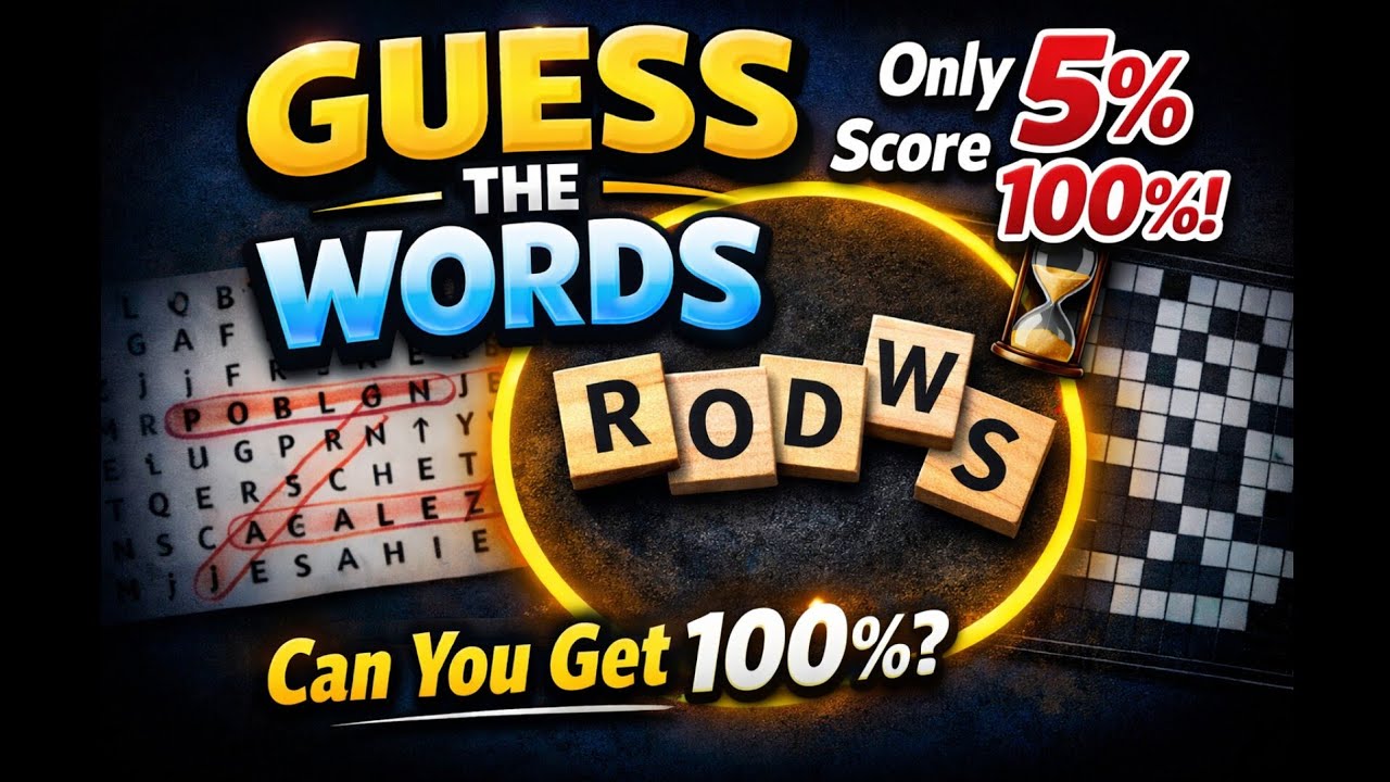 Only 5% Can Score 100% in This Word Challenge! 😳🔥