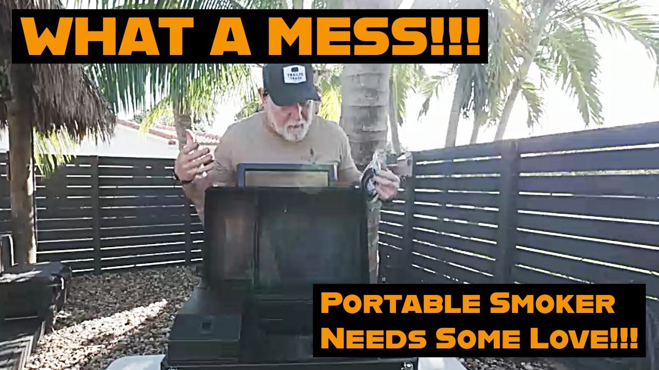Portable Smoker Cleaning and Gasket Fix — Keep it Smokey !  