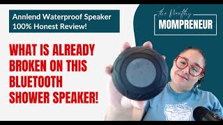 Annlend Bluetooth Shower Waterproof Speaker Honest Review! What Already Broke on This Speaker!