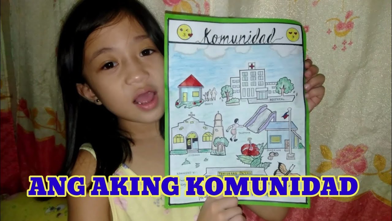 Ang Aking Komunidad Grade 2 Drawing