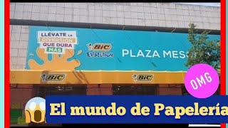 RECORRIDO POR PLAZA MESONES EL MEJOR LUGAR PARA SURTIR O INICIAR TU PAPELERIA VE