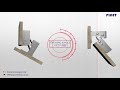 Concealed hinges - 125° opening