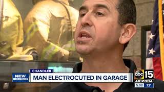 Chandler man accidentally electrocuted in garage