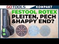 Der Rotex Nachtest. Liefert die Festool diesmal ab? Ist das Ergebnis mit dem Granat wirklich besser?