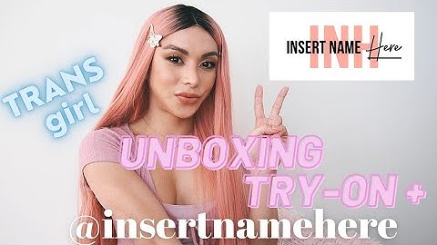 Insert Name Here: Unboxing & Review