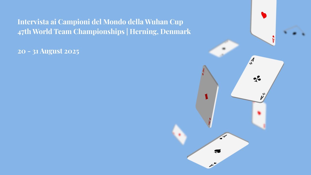 Intervista ai Campioni del Mondo della Wuhan Cup | 47th World Team Championships | Herning, Denmark