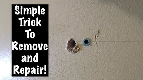 How to Remove and Fill Drywall Anchors