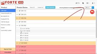 Tour ForteWeb: The Materials Manager