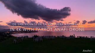 De San Vicente a Comillas in 4K with Parrot Anafi