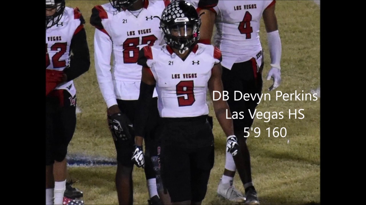 CB Devyn Perkins Las Vegas HS (STG vs Legacy HS) - YouTube