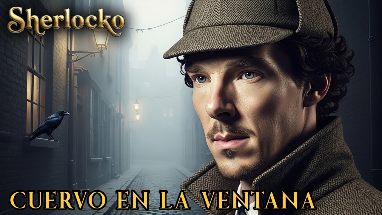 Sherlock Holmes y el cuervo en la ventana