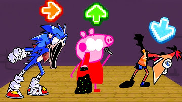 FNF Character Test | Gameplay VS Playground | VS Pibby Sonic | VS Pibby Peppa Pig | VS Pibby Phineas